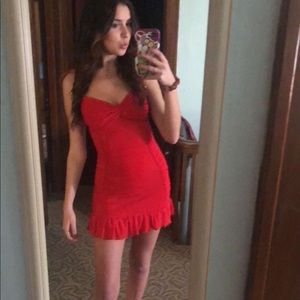 Selfie Leslie Red Dress